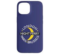 London Paris Brussels Night Ferry Rail Train Route Emblem Case for iPhone 15