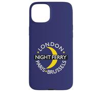 London Paris Brussels Night Ferry Rail Train Route Emblem Case for iPhone 15 Plus
