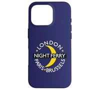 London Paris Brussels Night Ferry Rail Train Route Emblem Case for iPhone 16 Pro
