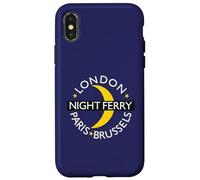 London Paris Brussels Night Ferry Rail Train Route Emblem Case for iPhone X/XS