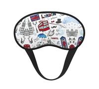 London Polyester Sleep Mask,Light Blocking Sleep Eye Mask,Night Sleeping Mask, Eye Blinder