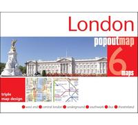 London PopOut Map: pop up city map and tube map of London