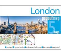 London PopOut Map (PopOut Maps) - pocket-size, pop up city map of London