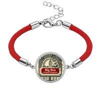 London Postage Revenue United Kingdom UK Lucky Red String Bracelet Rope Bracelet Handmade