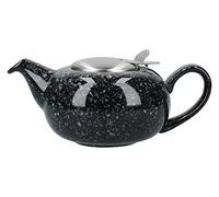 London Pottery Pebble Filter 2 Cup Teapot Gloss Black