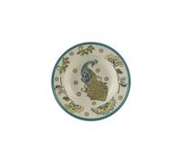 London Pottery Afternoon Tea Ceramic Teapot, Dinnerware Sets, Premium Plates and Bowls Set, Kitchen Porcelain Serving Dishes, Embossed Dishware Sets (Peacock Salad Plate)