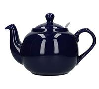 London Pottery Farmhouse Loose Leaf Teapot with Infuser, Ceramic, Cobalt Blue, 6 Cup (1.5 Litre)