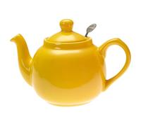London Pottery Farmhouse Small Teapot with Infuser, Ceramic, Yellow, 2 Cup (600 ml)