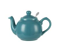 London Pottery Farmhouse Teapot with Infuser, Ceramic, Aqua, 2 Cup (600 ml) [Parallel Imported Product]