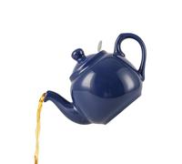 London Pottery Farmhouse Teapot with Infuser, Ceramic, France Blue, 2 Cup (600 ml)