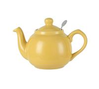 London Pottery Farmhouse Teapot with Infuser, Ceramic, Yellow, 2 Cup (600 ml) [Parallel Imported Product]