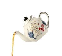 London Pottery Plates and Bowls Sets, Kitchen Dinner Set Ceramic Dishware Dishes Set, Tea Service for Women TeaParty Family Gathering Home Décor (Squirrel, Teapot with Infuser, 600ml)