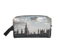 London Printed Makeup Bag Travel Portable Cosmetic Bag Large Capacity Makeup Case Toiletry Handbag Organiser for Women