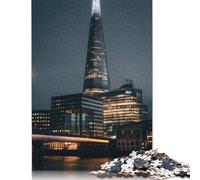 London Puzzle Unique Home Decor 100 Percent Recycled Cardboard Jigsaw Puzzle for Adult Children's Day 1000pcs (75x50cm)