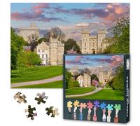 London Puzzles for Adults 1000 Pieces, Windsor Castle Jigsaw Puzzles, London Suburbs Adult Puzzle for Adults, Educational Fun Games or Toys for Elders Friends 20X27 INCH