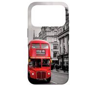 London Red Bus Black and White City Street Art Case for iPhone 17 Pro