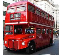 London Red Bus Greeting Card With Engine Sound Open This Card To Hear Its Noise