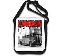 London Red Bus Symbol of City Art Shoulder Bag White