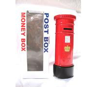 London Red Post Box Money Box Made of Die Cast Metal