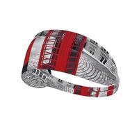 London Red Telephone Booth (1) Print Elastic Exercise Headband - Breathable, and Comfortable for Sports, Yoga, Cycling, and More