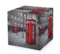 London Red Telephone Booth Magic Cube,The Original 3x3 Cube,Speed Cube Problem-Solving Brain Teaser,Easy Turning Sensory Puzzle Toy,Sensory Stress Relief Form Fidget Toys