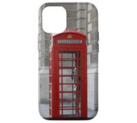 London Red Telephone Box British Phone Booth Kiosk Case for iPhone 12/12 Pro