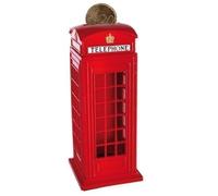 London Red Telephone Box Money Savings Bank