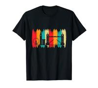 London Retro Skyline with Tower Bridge from England T-Shirt