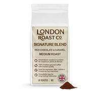 London Roast Co. Signature Blend 1kg Ground Coffee | Medium Roast 100% Arabica | Rich Chocolate & Caramel Notes | London Roasted Small-Batch | Ideal for Espresso, Filter & Cafetière (French Press)