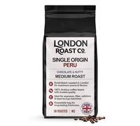 London Roast Co. Single Origin Peru Coffee Beans 1kg - Fresh Roasted Whole Bean Premium Arabica - Medium Roast with Chocolate & Nutty Notes - Low Acid & No Jitters - UK Roasted Strong Coffee Beans