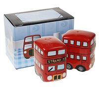 London Routemaster Bus Novelty Ceramic Salt & Pepper Set by Cruet Sets