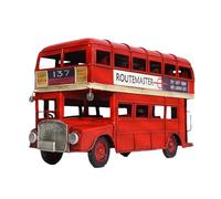 London Routemaster Bus, Vintage Red,25cm long tin Metal UK London Souvenir