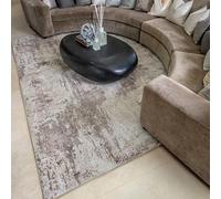 London Rug Company by Dawn Ward - Rugs for Living Room 240x340cm, Luxury Rug from Award-Winning Designer - Neutral Cream Beige Area Rug for Bedroom, Dining Room, Hallway - Short Pile, Large - Ellie