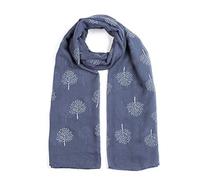 London Scarfs Mulberry Tree Celebrity Designer Scarf Women s Scarf Shawl Wrap Ladies Long Scarf (Denim Blue)