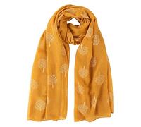 London Scarfs Mulberry Tree Celebrity Designer Scarf Women s Scarf Shawl Wrap Ladies Long Scarf (Mustard)