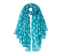 London Scarfs Mulberry Tree Celebrity Designer Scarf Women s Scarf Shawl Wrap Ladies Long Scarf (Teal)