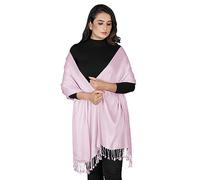 London Scarfs Pashmina Shawls and Wraps for Ladies Perfect Evening & Wedding Accessory for Women (Baby Pink)
