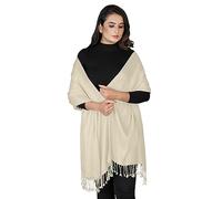 London Scarfs Pashmina Shawls and Wraps for Ladies Perfect Evening & Wedding Accessory for Women (Champange)