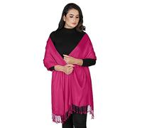 London Scarfs Pashmina Shawls and Wraps for Ladies Perfect Evening & Wedding Accessory for Women (Hot Pink)