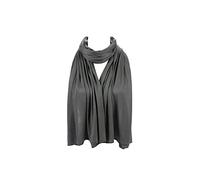 London scarfs PREMIUM QUALITY JERSEY HIJAB SCARF SHAWL STRETCHY MAXI LYCRA WARM WRAP PLAIN (Grey)