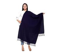London Scarfs Women's Soft Cashmere Acrylic Shawl Scarf Large Pashmina Wrap Stole Gift Idea (Navy)