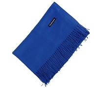 LONDON SCARVES Cashmere Pashmina Scarf Stole Shawls & Wraps for Wedding Parties UNISEX (Royal Blue)