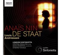 LONDON SINFONIETTA / - ANDRIESSEN ANAIS NIN DE STAAT LONDON SINFONI - - M3z