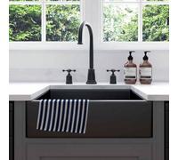 London Sink Company Lsc Intermediate 500X400X145 Ceramic Belfast Butler Sink - 1 Bowl, Gloss Finish, Waste Included