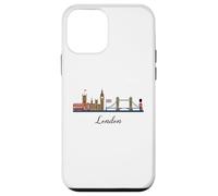 London Skyline Iconic Landmarks UK Travel Art Souvenir Case for iPhone 12 mini