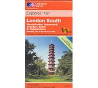 London South: Westminster, Greenwich, Croydon: Sheet 161 (Explorer Maps)