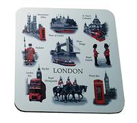 London Souvenir Art Drinks Coasters, Set of 4 Artistic! Coasters