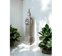 london souvenir BigBen With Clock gold metal bigben .london souvenire gold metal bigben (silver, Large)