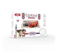 London Souvenir Box | Educational Puzzle Track Set | Learning game for kids | Explore Big Ben, Tower Bridge & More | Kids Ages 3+ (South London with London Bus)