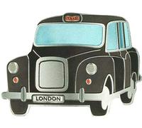 London Souvenir Fridge Magnet Black Taxi Hackney Cab Gift UK GB PVC England